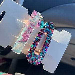 Blue/Pink Clip Set